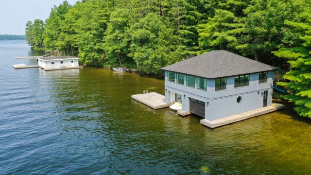 A Stunning Muskoka Boathouse on Fairyland Island